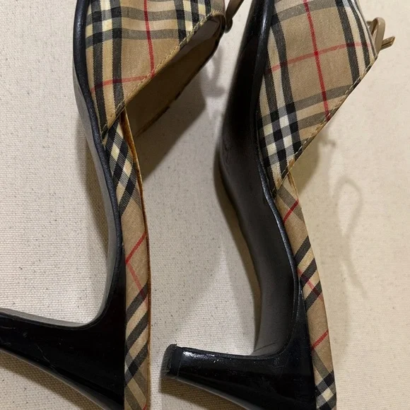 NFINITY Vintage Plaid Women's Mules Size 9.5 M | 2.5”-3” Heels - Picture 9 of 12
